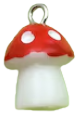 Charm Champignon rouge à pois