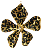 Charm Grande fleur léopard