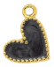 Charm Cœur noir