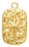 Charm Plaque martelée