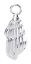 Charm Coquille Saint-Jacques – argenté