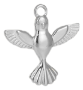 Charm Colombe – argenté
