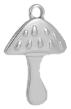 Charm Champignon – argenté