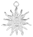 Charm Soleil doré – argenté