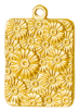 Charm Plaque fleurs