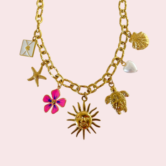 Collier charms Aloha