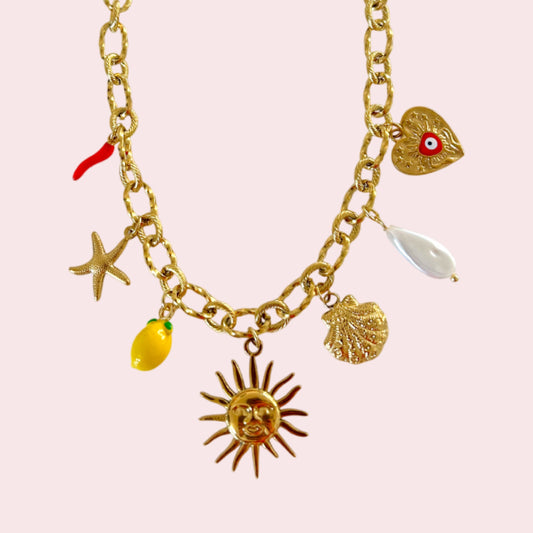 Collier charms Chaud devant