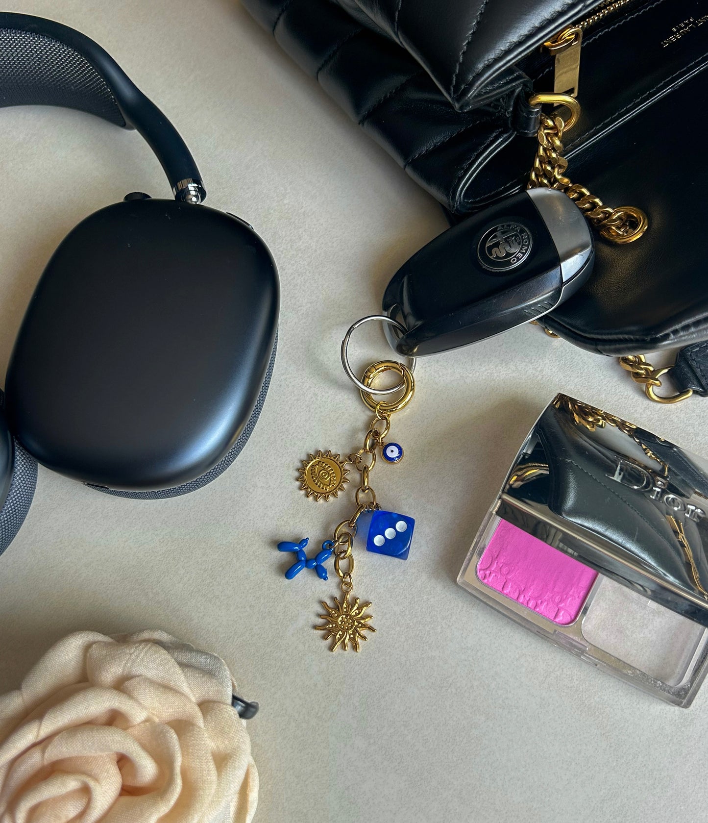 Porte-clés charms Sea, Sun & Fun