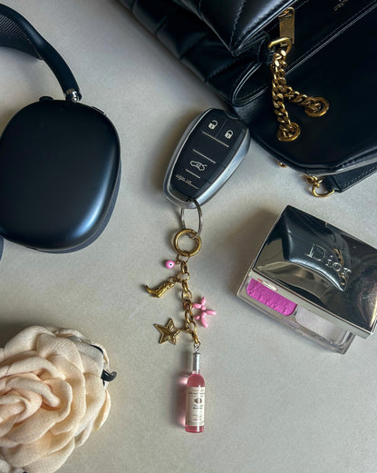 Porte clés à personnaliser avec charms
