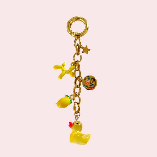 Porte-clés charms canardement stylé