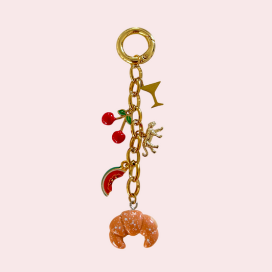 Porte-clés charms Oui Oui Croissant